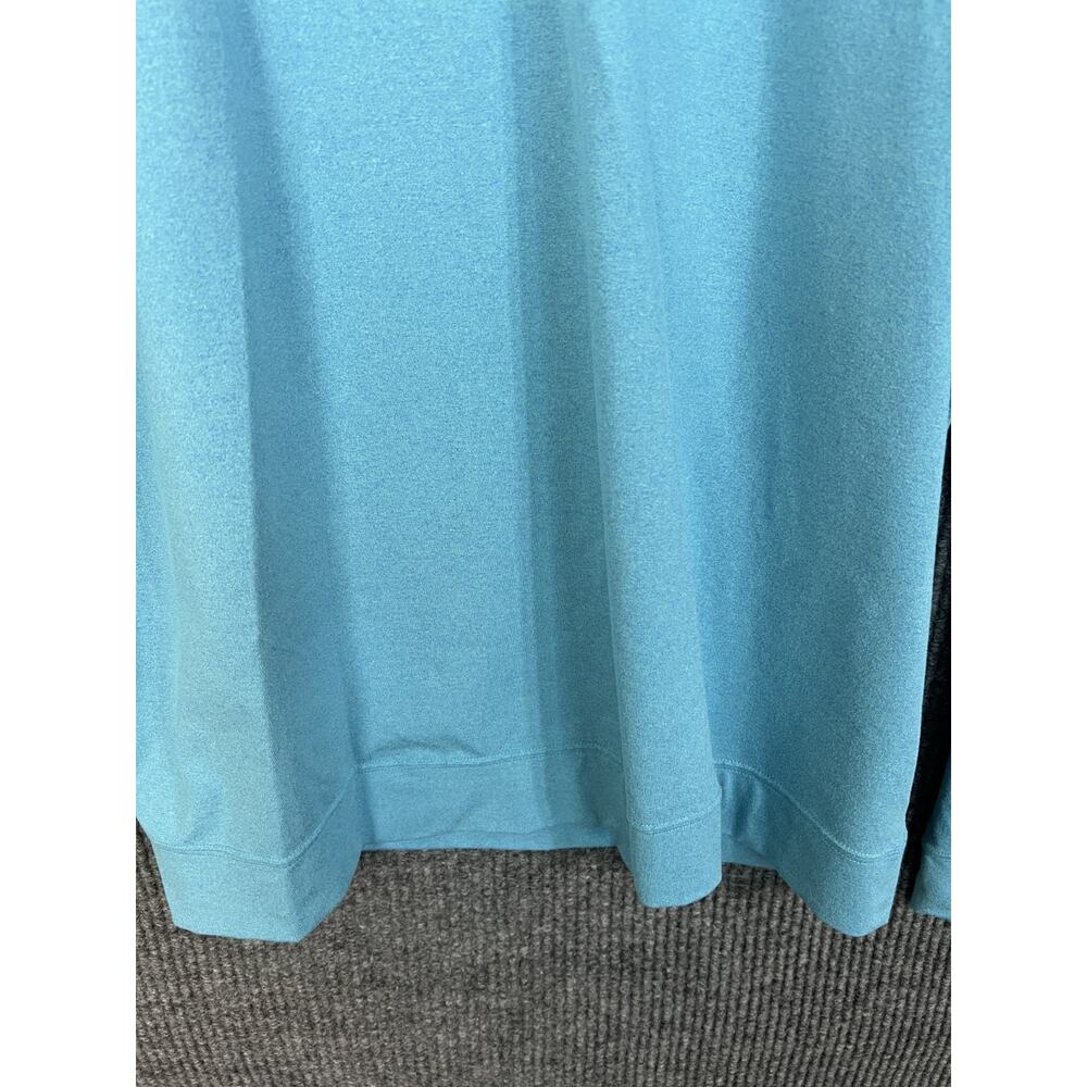 Holderness & Bourne Shirt Mens XL Blue 1/4 Zip Long Sleeve Performance Golf - Picture 4 of 12